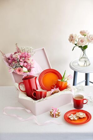 Набор из 4 кружек 350 мл, вишнево-красный Le Creuset