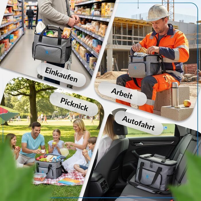 Термосумка 20 л серая Obics