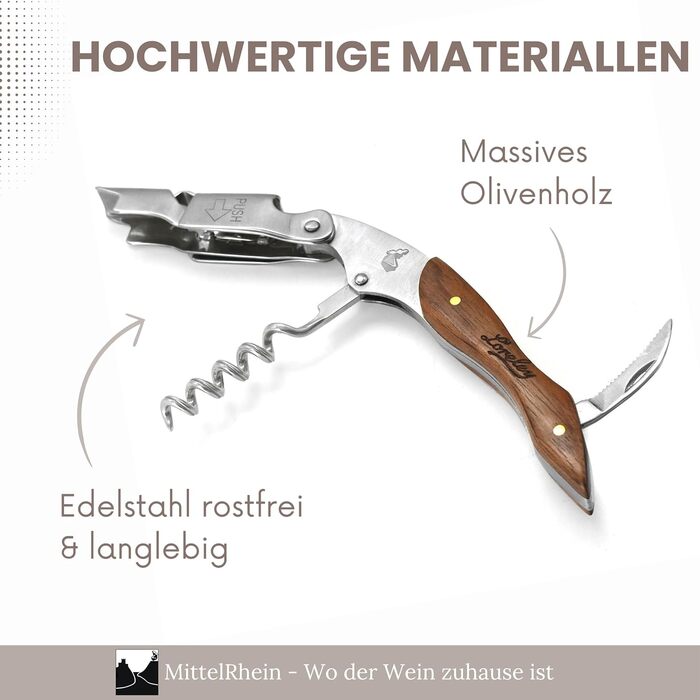 Преміальний сомельє-ніж 3-в-1 LEONARDINO