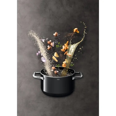 Набір кухонного посуду, 4 предмети, чорний Silargan® Elegance Silit