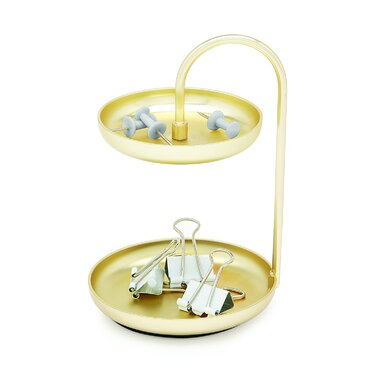 Тримач для ювелірних виробів 7,6x7,6x10,2 см золотий Poise Ring Holder Umbra