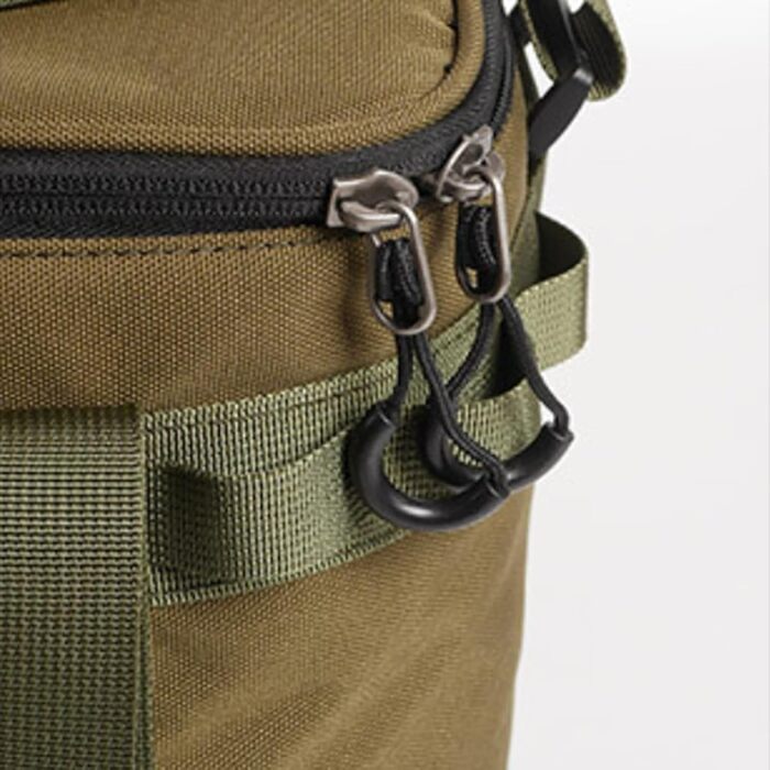 Ізольована сумка, універсальна, портативна, утеплена термосумка для дорослих, ідеально підходить для кемпінгу, офісу, риболовлі, походів та пікніків, зелена