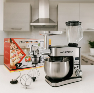 Кухонный комбайн 3-в-1, 7 л 4500 Вт Top Kitchen