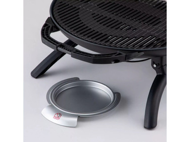 КОМПЛЕКТ Портативный переносной газовый гриль O-GRILL 500, серебро+шланг в подарок! Код: 013369