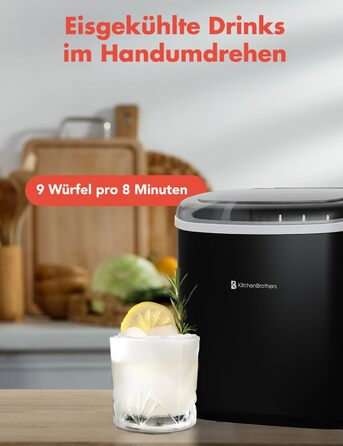 Ледогенератор 100 Вт черный KitchenBrothers