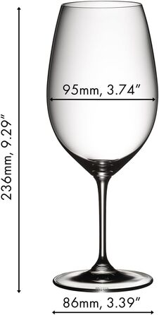 Набір фужерів Shiraz / Syrah 650 мл, 2 шт, кришталь, Vinum, Riedel