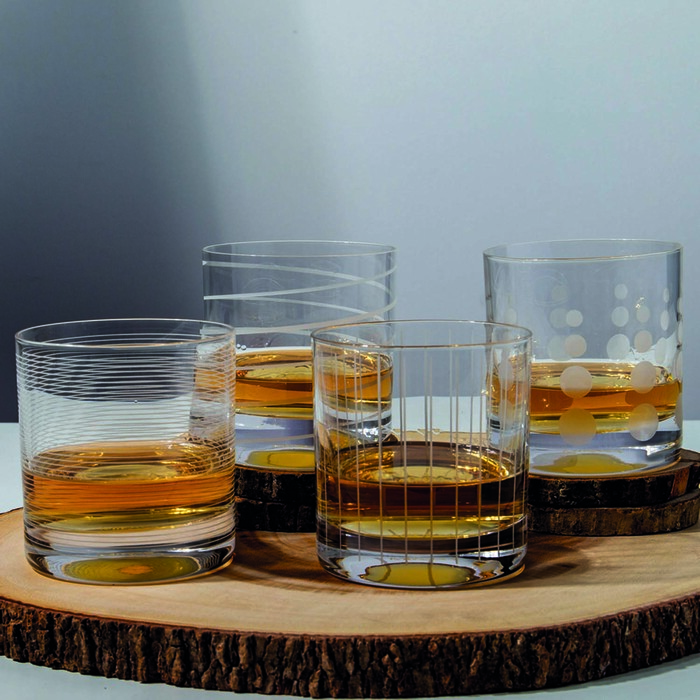 Набор стаканов для виски Mikasa CHEERS, стекло, 360 мл, 4 пр.