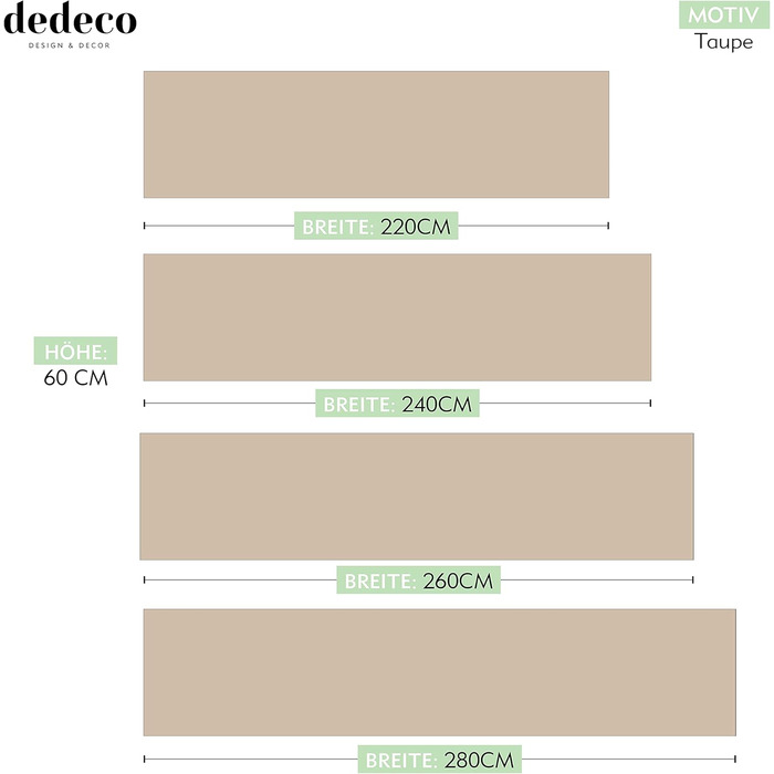 Брызкозащитный экран для кухонной стены 240 x 60 см dedeco