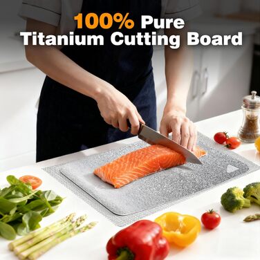 Обробна дошка з 100% чистого титану Grourarty