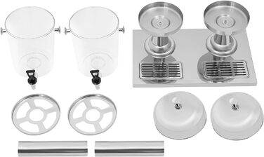 Двоярусний диспенсер для охолоджених напоїв 8 л YOICUATGNA