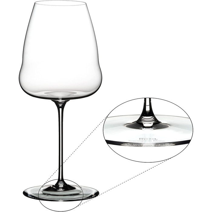 Келих для вина Riedel Winewings/Shiraz, прозорий, (Совіньйон Блан)