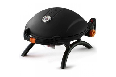 КОМПЛЕКТ Портативный переносной газовый гриль O-GRILL 900, черный+шланг в подарок! Код: 011682