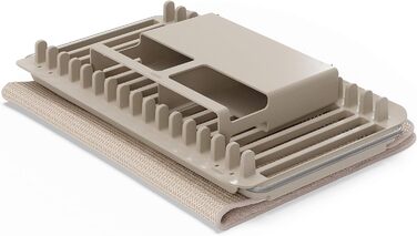 Подставка-сушилка для посуды с ковриком 51 х 57 см цвет лат. Udry Over the Sink Umbra