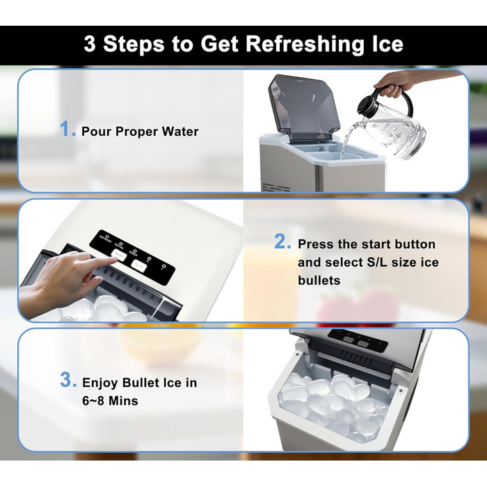 Льодогенератор з функцією автоочищення 1,3 л iTOMA