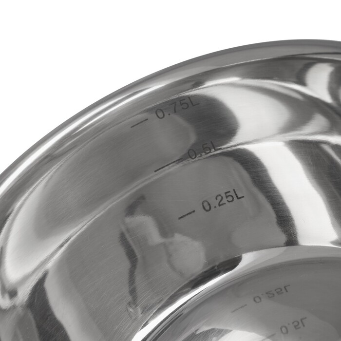 Ковш Fissman FELICE 14x7 см/1,0 л, без крышки нержавеющая сталь (5327)