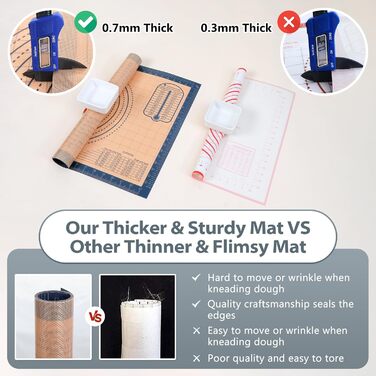 Силіконовий килимок для випічки 60 x 40 см, антипригарний, сірий Lazymi