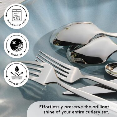 Набір столових приладів із 84 предметів з коробкою KARACA