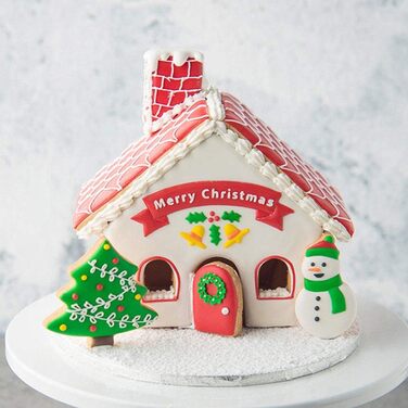 Набір з 8 форм для печива Пряниковий будиночок, пластик Cabilock