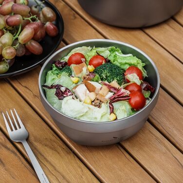 Титановая миска для кемпинга 800 мл Boundless Voyage