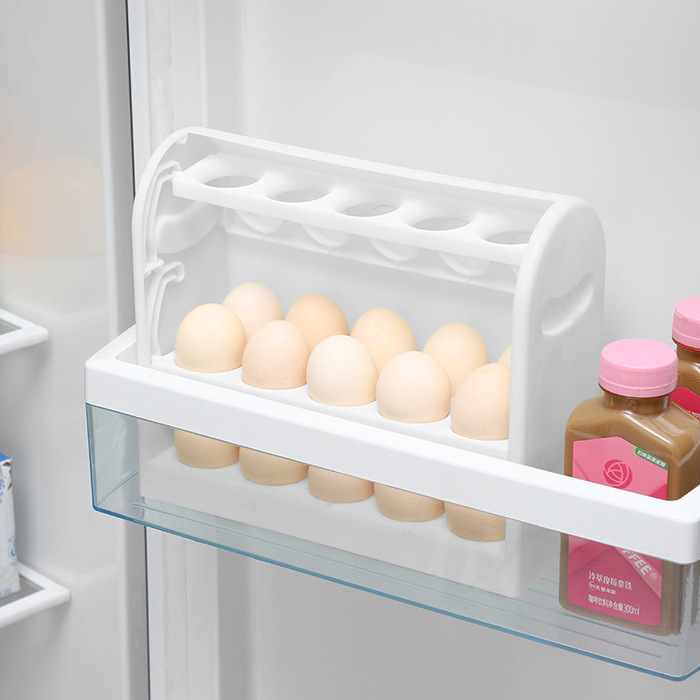 Органайзер для яиц на дверцу холодильника, с крышкой Vialex