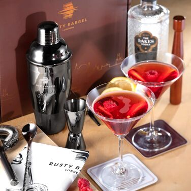 Набір для приготування коктейлів чорний Rusty Barrel