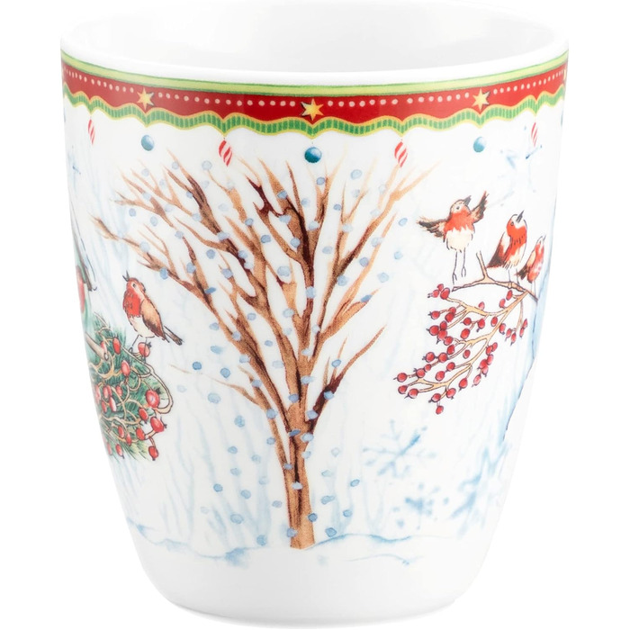 Рождественская кружка с ручкой 400 мл Снеговик, фарфор Seltmann Weiden