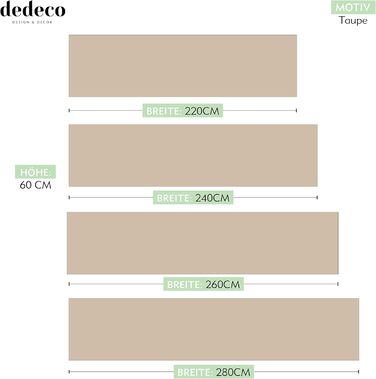 Брызкозащитный экран для кухонной стены 240 x 60 см dedeco