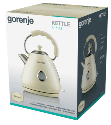 Электрочайник Gorenje K 17 CLI (6604996)