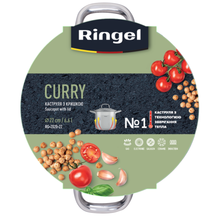 Кастрюля Ringel Curry (6.6 л) 22 см (6990946)