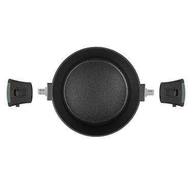 Каструля Fissman BRILLIANT 20x10см / 2,6л зі знімними ручками (14381)