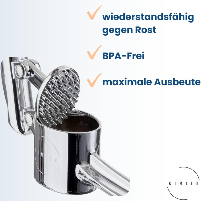 Пресс для чеснока устойчив к коррозии KIMIJO