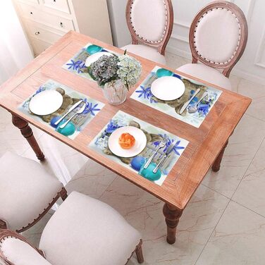 Подставка для стола с мотивом пасхального кролика 6 шт 30 х 45 см UNIOND