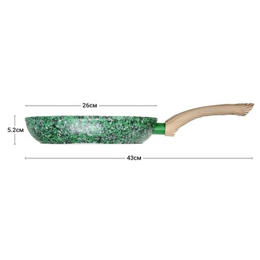 Сковорода для смаження 26 см Malachite Fissman