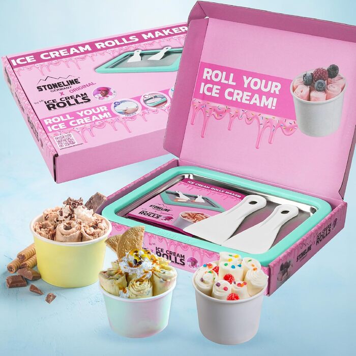 Набір для приготування рол-морозива, рожевий, Mr. Ice Cream Rolls STONELINE