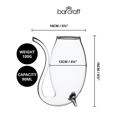 Набір бокалів для вина Kitchen Craft BAR CRAFT, скло, 90 мл, 4 пр.