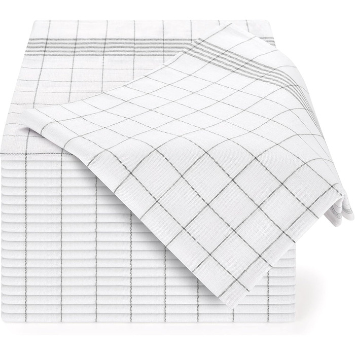 Набір з 5 кухонних рушників 50x70 см, сірий Blumtal