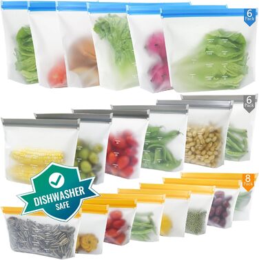 Вакуумные пакеты 20 пакетов 26,5 х 20,5/21,5 х 17,8/21,5 х 12,7 см Bingolar