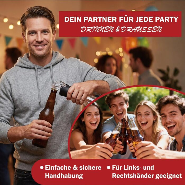 Відкривачка для пляшок з контейнером для кришечок Nordkai