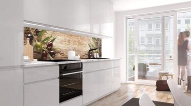 Самоклеющийся кухонный фартух 400 х 60 см StickerProfis