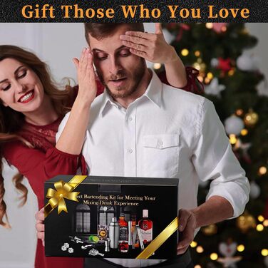 Професійний набір бармена 26 предметів чорні Sugiury