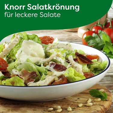 Заправка для салату Knorr у французькому стилі для смачної заправки для салату з натуральними інгредієнтами* 15 x 5 x 90 мл 8 г (75 упаковок)