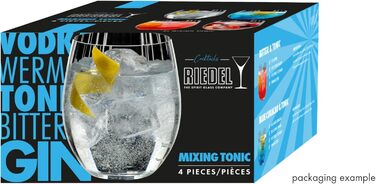 Набір склянок Riedel Mixing Tonic, 4 шт., об'єм прибл. мл