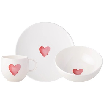 Набір посуду для сніданку, 3 предмети, With Love Villeroy & Boch