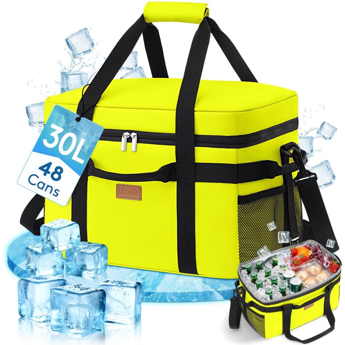 Термосумка 30 л яблучно-зелений Lifewit