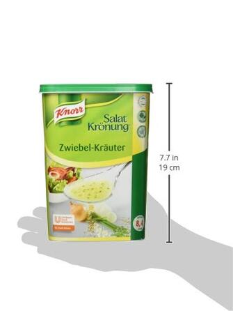 Заправка для салату Knorr Art (Легко готується, універсальна заправка для салату) 1 упаковка (1 x 1 кг) (Цибуля, 1 кг (1 упаковка))