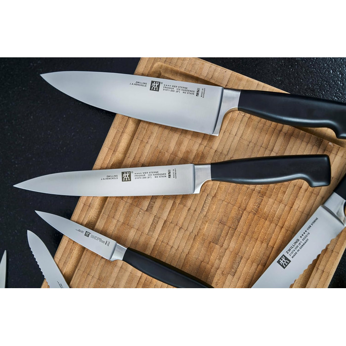 Набор ножей с блоком, 7 предметов, коричневый Four Star Zwilling