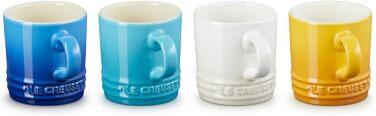 Набор из 4 чашек эспрессо 100 мл, разноцветный Riviera Le Creuset