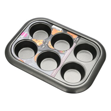 Форма для выпечки Fissman 6-ти кексов 29,4x21x3,5 см (5649)