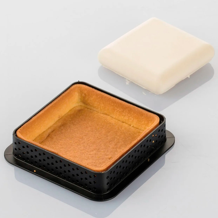 KIT TARTE RING SQUARE 80x80 MM Форма из резины