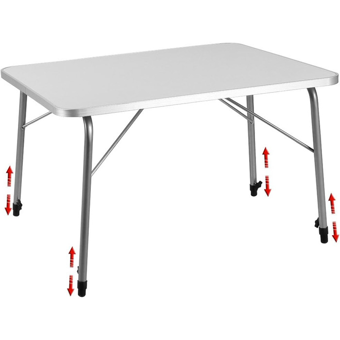 Складной алюминиевый стол для кемпинга 80 x 55 см Deuba